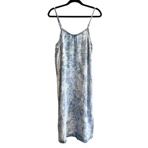 Thread & Supply Carmel Acid Wash V-Neck Midi Slip Dress NWT Size M